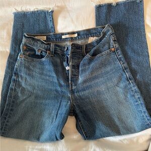 Levi's Straight Leg Blue Jeans